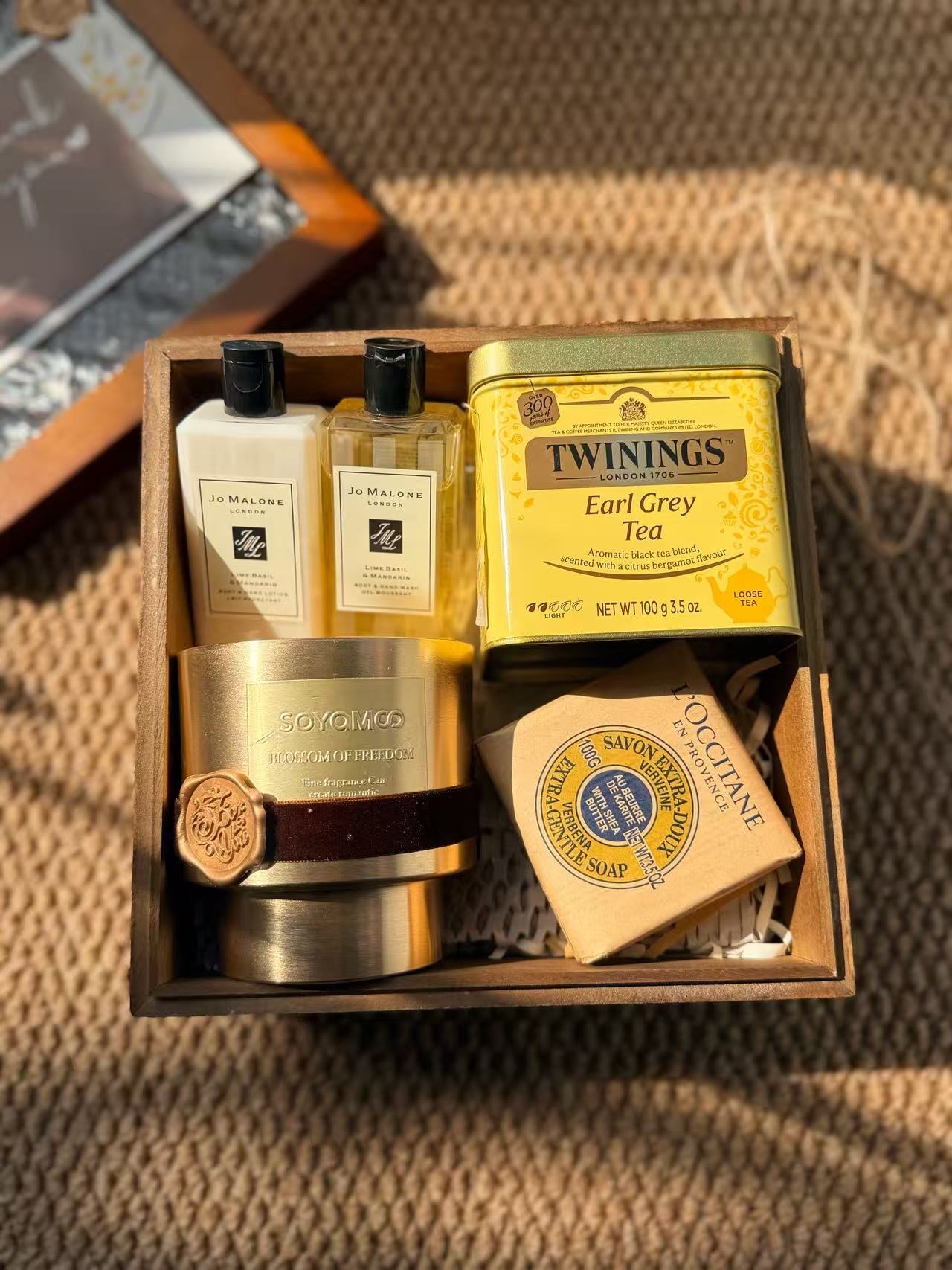 Premium appreciation hamper with curated gourmet and lifestyle items